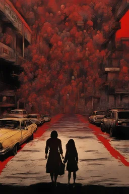 a painting by the movie climax by Gaspar Noe