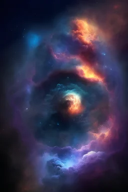 non-euclidian galactic nebulae monster
