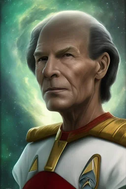 portrait Picard star trek Saturn