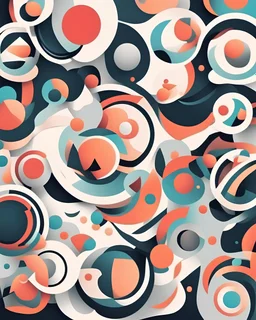 abstract circles and shapes spot