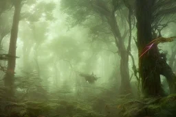 a beautiful and colourful forest by greg rutkowski, sung choi, mitchell mohrhauser, maciej kuciara, johnson ting, maxim verehin, peter konig, final fantasy , 8k photorealistic, cinematic lighting, hd, high details, atmospheric