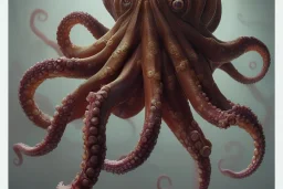 portrait painting of an octopus, ultra realistic, concept art, intricate details, extremely detailed, photorealistic, octane render, 8k, unreal engine. art by artgerm and dan mumford and alphonse mucha and studio ghibli, masterpiece, award-winning