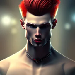  man with red hair, full body, fantasy setting, photo real, soft lighting