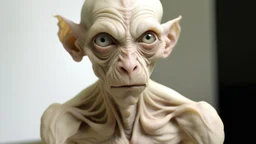 Moises , sin pelo con mirada vaga y color de piel blanca