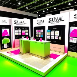 Sudal Media design for a refreshing .Make up This product is available in the exhibition venue of the products in the theater