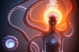 spiritual tentacles wrapping over people's memories