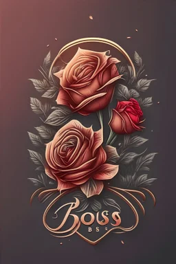 Beautiful roses logo design