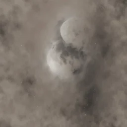 a logo for star's end studio beautiful moon in craters galaxy space dream vaguely occult and surreal, feeling like eclipse and fire . sci fi or fantasy book vibes from Asimov foundation or robot series, comic book style of mark silvestri tendrils and smoke around