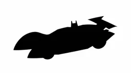 an all new batmobile based on all of the batmobiles including the 1989 batmobile, the batman and robin batmobile and a little from a new ford mustang, black