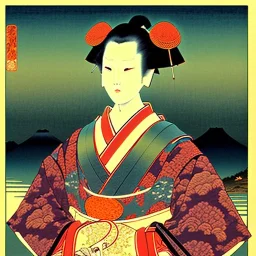 Ukiyo-e Style , with full details, full HD