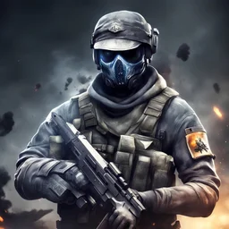 create a gaming profile picture for me, I am an Indian guy it should look cool and does not have to be a human face, I make call of duty content so use ghost from call of duty