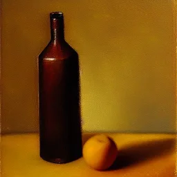 still life bottle