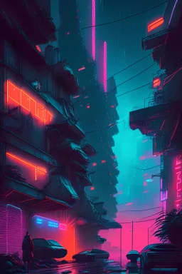 neon Belgrade cyberpunk