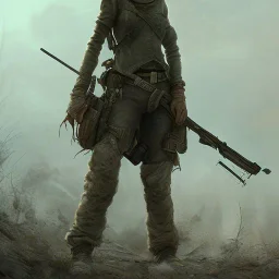 post apocalyptic lone female survivor