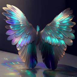 iridescent wings