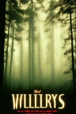 Twin Peaks movie poster, woods, mist