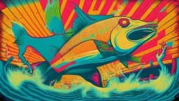 The Salmon Dance; lowbrow; pop art