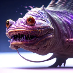 fluid ink angler fish creature, unreal engine 5, 8k resolution, photorealistic, ultra detailed