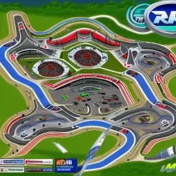 map of racetrack