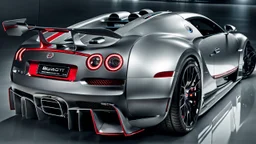 bugatti veyron BRABUS ROCKET, rear view, desktop wallpaper, 4K, Cinematic