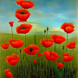 poppies BY Dali