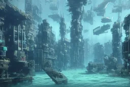 dystopia under water city