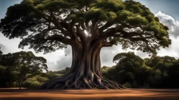 2032. Unusual amazing bodi tree, beautiful, strange, inspiring, extraordinary, peaceful, vast, restful, majestic, beautiful lighting, attractive composition, photorealistic, extremely detailed, chiaroscuro, rule of thirds