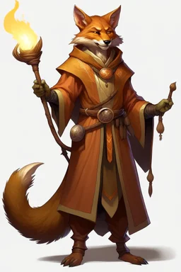 brown fox humanoid monk sorcerer dnd