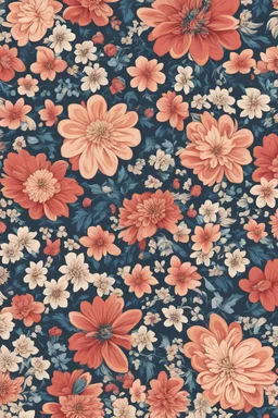 floral textile multi colors pattern