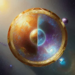 3d cosmos, galaxy Milky Way, jewel, precious stones, shiny, beautiful rich and destroyed planet, detailed yin and yang symbol, shiny, intricate, gorgeous, ultrafine detail, hyperrealism, trending on artstation, sharp focus, intricate details, highly detailed, by greg rutkowski, glowing, glitter, complementary colours