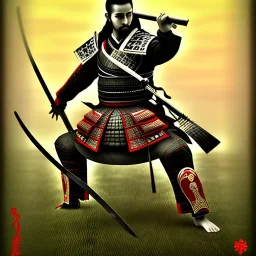 Samurai warrior vintage