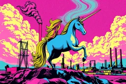 pop art pixels 1000 images industry unicorn style of warhol