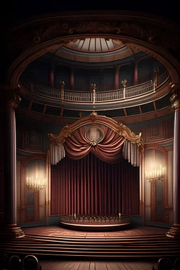 stage in a opera house