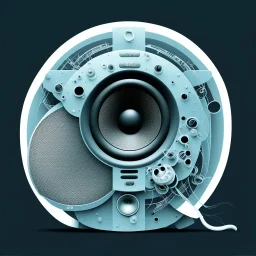 sound speaker Vector collage Vector Illustration Vector Vector Vector Vector Vector isolated Vector original vector