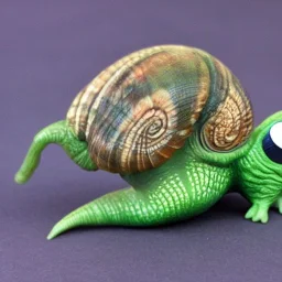 snail kaiju with ten eyes