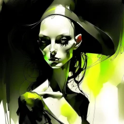 monochrmatic pretty girl Leonor Fini Alex Maleev Fiona Staples