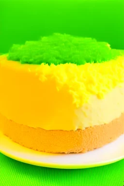 Sponge cake, tuna flavored with mayo frosting