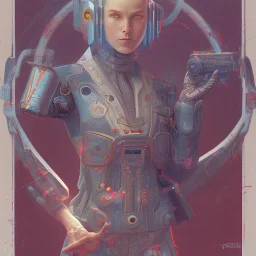 dream of cyber gunslinger by james jean