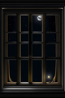 night window realistic