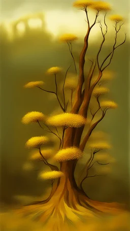 a smear . Field of wild a colorful flowers watercolor drawing on a blue splash colors background