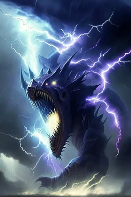 non-euclidian multidimensional giant tornado monster lightning