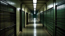 long Prison corridor