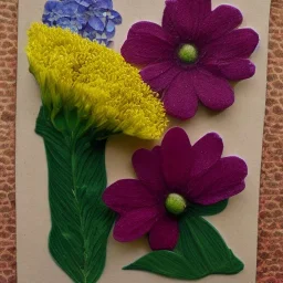 pressed flowers