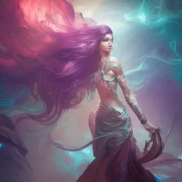 Hero of the light, a masterpiece, 8k resolution, fantasy concept art, Anna Dittmann, dynamic lighting, hyperdetailed, Splash screen art, trending on Artstation, deep color, Unreal Engine, volumetric lighting, Alphonse Mucha, Jordan Grimmer, purple and aqua complementary colours