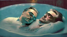 leonardo dicaprio sleeping with martin scorsese in his magic waterbed