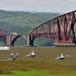 1st Battle Squadron and the Forth bridge