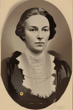 Make a portrait of a political figure in the early 190ss