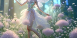 crystal subtle flower in a galactic ambiance beautiful fairy, transparent, delicate colors, in the foreground, full of details, smooth，soft light atmosphere, light effect，vaporwave colorful, concept art, smooth, extremely sharp detail, finely tuned detail, ultra high definition, 8 k, unreal engine 5, ultra sharp focus