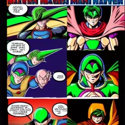 Martian man hunter in dragon ball z style