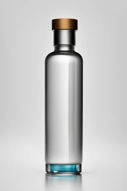 SERUM BOTTLE ON WHITE BACKGROUND